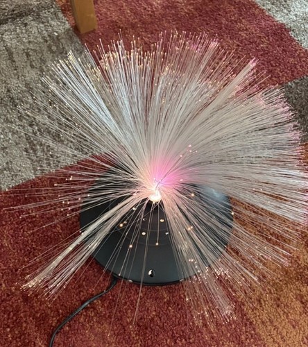 Ufo fibre optic light lamp - optic,