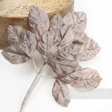 Silk Wired 'Milo' Leaf Millinery Hat Mount for Fascinator