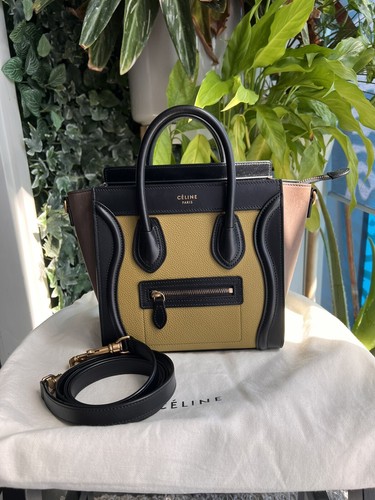 Celine nano luggage rear - rear, tri-