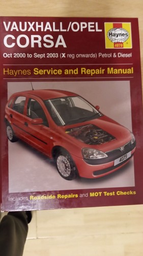 Haynes vauxhall corsa service - vauxhall,