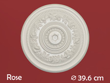 ✨Ceiling Rose-Polystyrene-Victorian-White-Easy Fit-Lightweight-35cm to 42cm✨