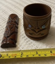 Vintage Māori Tiki Teko Teko
