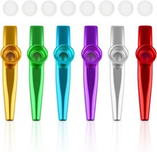 Metal Kazoo with 6 Pcs Flute