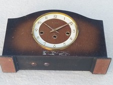 Bentima Chiming Mantle Clock 340-020 Movement - with key, no glass.