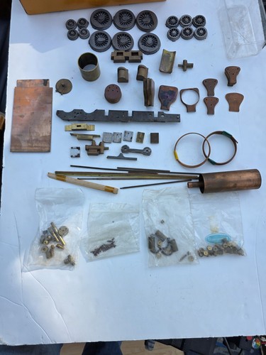 Live steam parts - parts, plans