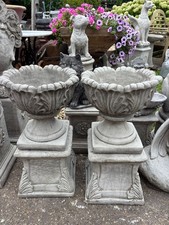 Pair of Ornate Planters on