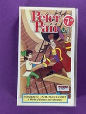 Peter Pan - Classic Children's Kids VHS Tape Movie  - 1988 Pickwick Video