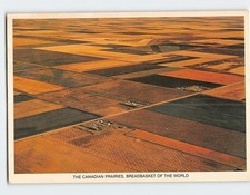 Postcard Aerial View Canadian Prairies Canada