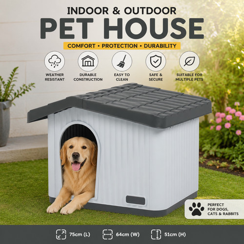 Outdoor indoor pet house - outdoor,