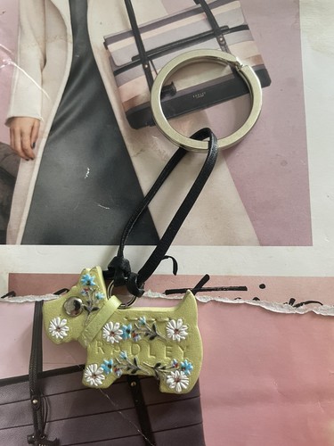Radley green leather dog - green,