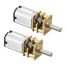 2 Pcs Micro Speed Reduction Gear Motor for DIY Model Car 150RPM / DC 6V 