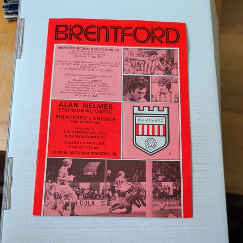 1978 brentford v chelsea - 09/05/1978,