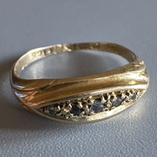 Antique 18ct gold - 18ct, stone