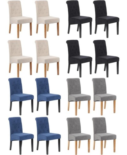 Set velvet dining chairs - 4,