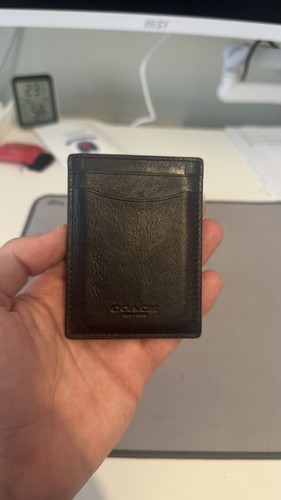 Men coach card holder and - card,