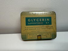 Vintage Tin - Glycerin Suppositories Warrick Bros LTD