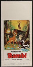 BAMBI POSTER 1942 R60S WALT