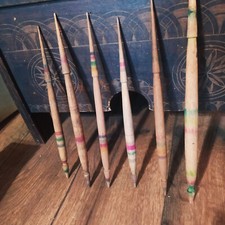 Antique 19thC Old Lot 6 Wooden