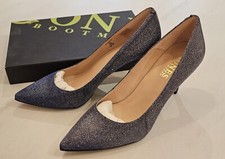 Jones The Bootmaker Shimmer Blue/black/Silver High Heels UK7