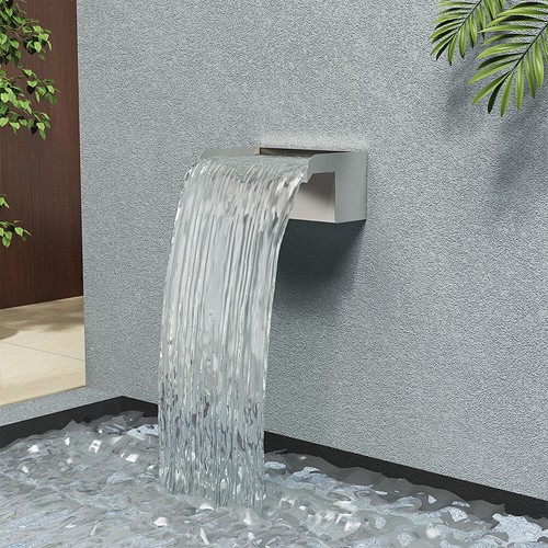 Stainless steel water feature - stainless,