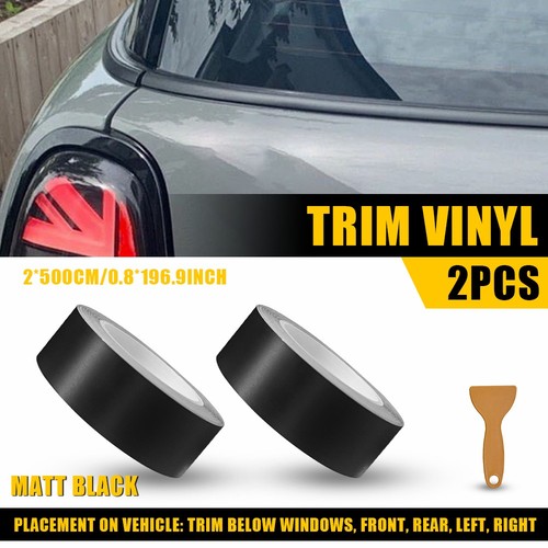Matt black roll - black, car