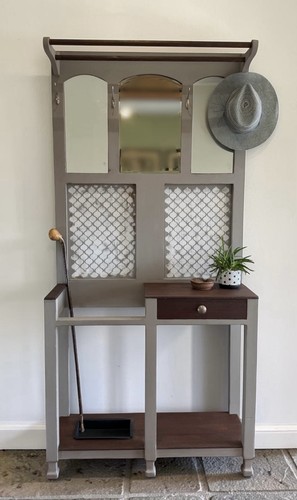 Vintage hall stand grey - hall, stand,
