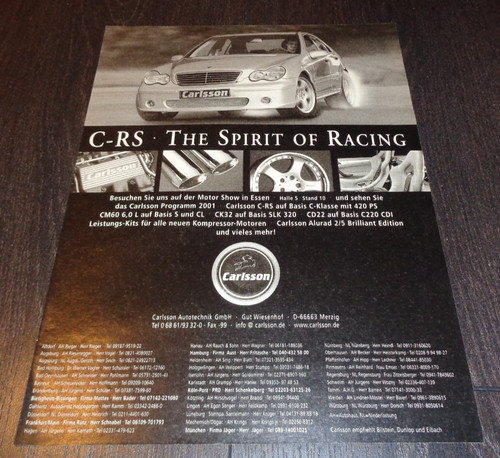 Carlsson mercedes class w203 - mercedes, c-class