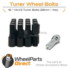 Wheel Bolts (16) Tuner Black