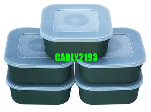 Green fishing maggot bait box - bait,