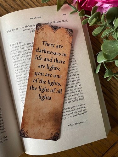 Dracula quote bookmark - dracula,