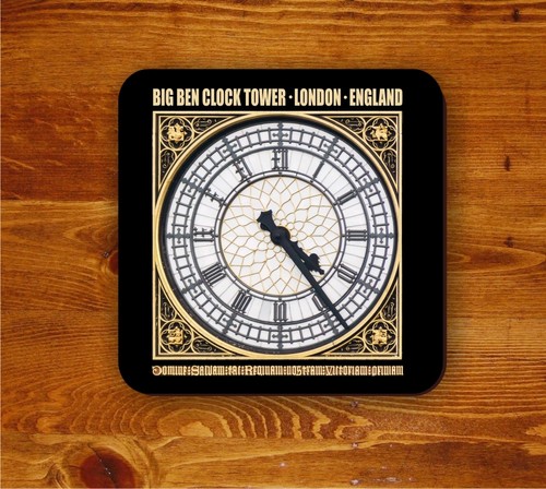 Big ben clock coaster - big,