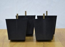 4pcs Sofa Feet for Furniture Chair  Risers Bed Lifter Tapered Square Leg 10 cm
