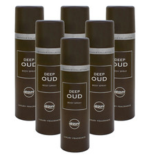 6 x AIRPURE MENS BODY SPRAY