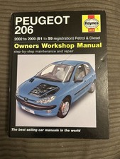Haynes Peugeot 206 Owners