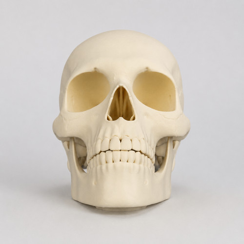 Realistic human skull - realistic,