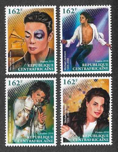 Michael jackson stamps set - stamps,