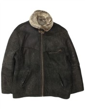 Vintage Mens Shearling Jacket