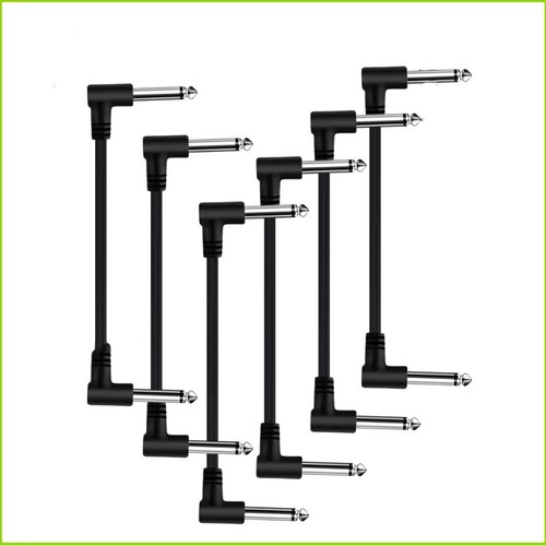 Guitar patch leads - 6,