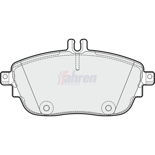 Brake pads set for mercedes - for,
