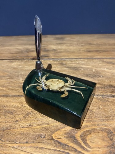 Vintage lucite crab - lucite, holder