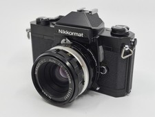 Nikkormat FT2 35mm Camera Black & Nikkor HC 50mm f/2 EXCELLENT & WORKING