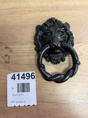 Antique lion head door - head,