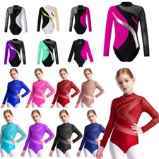 UK Girls Long Sleeve Unitard