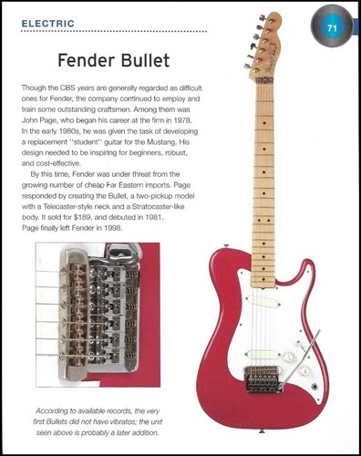 1981 john page fender bullet - 1981,
