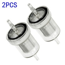 2x 4mm In-line Fuel Filter For