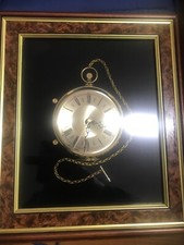 clock for the wall, in shape of pocket watch.