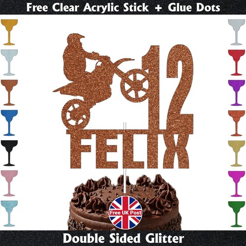 Motorbike cake topper - cake, any