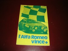 ALFA ROMEO WINS BOOKLET