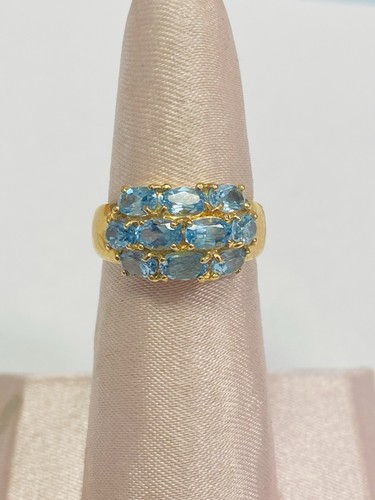 Aquamarine 14k gold vintage - aquamarine,