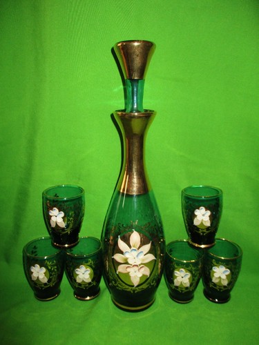 Vintage bohemian glass - vintage,